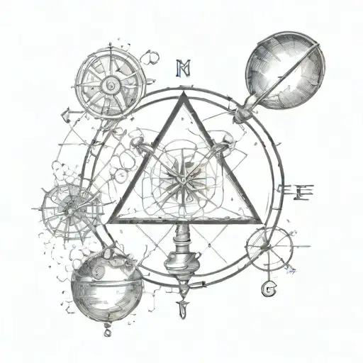 alchemy tattoo design idea