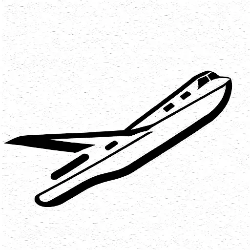 aircraft airplane  travel tattoo design idea