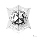 Dice tattoo design idea