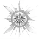 maltese cross tattoo design idea
