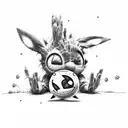 stitch groot batman spiderman picachu evee tattoo design idea