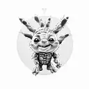 stitch groot batman spiderman picachu evee tattoo design idea