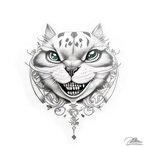 Alice in Wonderland  tattoo design idea