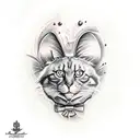 Alice in Wonderland  tattoo design idea