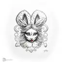 Alice in Wonderland  tattoo design idea