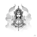 goddess Libra  tattoo design idea