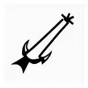 Anchor Popeye style tattoo design idea