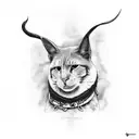 Dark clouds tattoo design idea