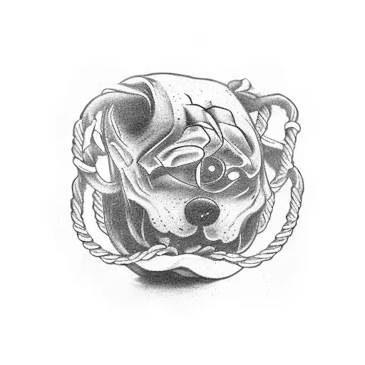 the words "I'm not yours, I'm mine". The word "yours" is is tied in rope. The word "mine" has rope cut rope below it  tattoo design idea