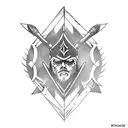 arrow Viking half sleeve tattoo design idea