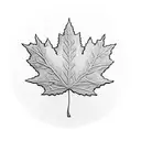 Maple Leaf tattoo design idea