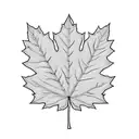 Maple Leaf tattoo design idea
