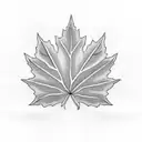 Maple Leaf tattoo design idea