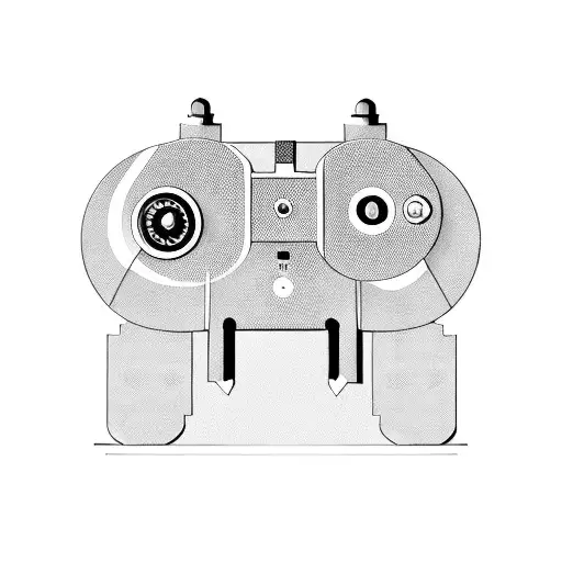 An Xbox controller with circuitry patterns intertwined, representing the fusion of technology and gaming tattoo design idea