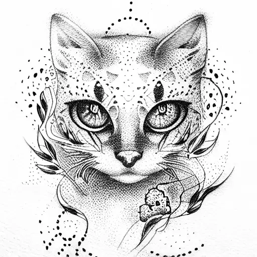 pussy  tattoo design idea