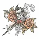 arsene lupin tattoo design idea