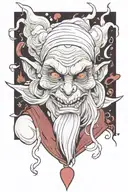goblin wizard tattoo design idea