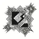 wildfire tattoo design idea