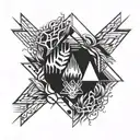 wildfire tattoo design idea