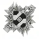 wildfire tattoo design idea