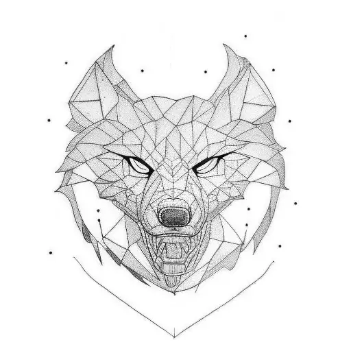 skoll and hati tattoo design idea