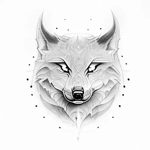 skoll and hati tattoo design idea