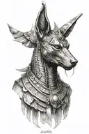 anubis tattoo design idea