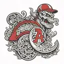 Alabama crimson tide A coverup tattoo tattoo design idea
