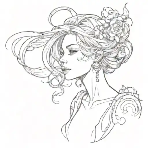 Donna tattoo design idea