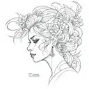 Donna tattoo design idea