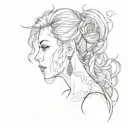 Donna tattoo design idea