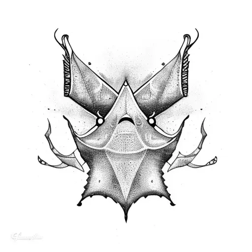 stingray tattoo design idea