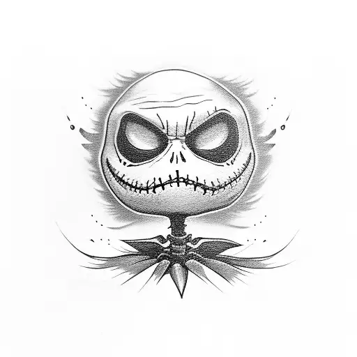 jack skellington  tattoo design idea