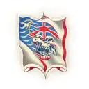 shirohige flag tattoo design idea