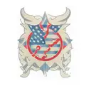 shirohige flag tattoo design idea