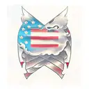 shirohige flag tattoo design idea