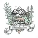 Hiked 14er tattoo design idea