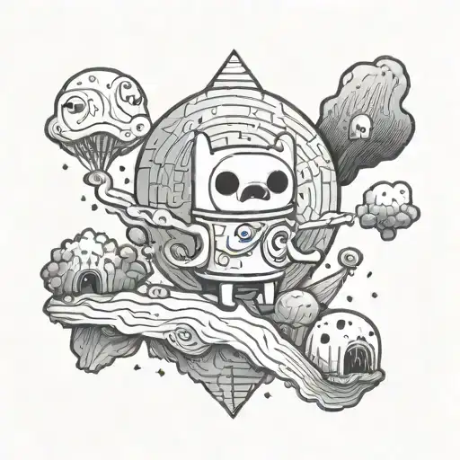 adventure time tattoo design idea