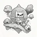 adventure time tattoo design idea
