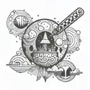 adventure time tattoo design idea