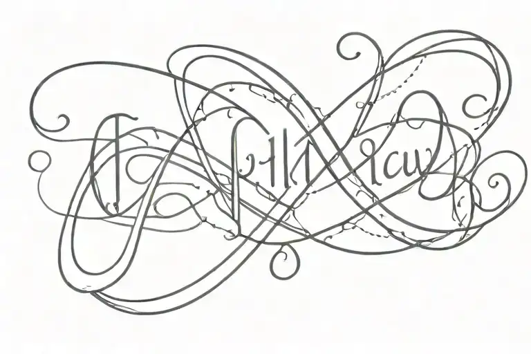 Christian Ichthys, written inside: "70×7" tattoo design idea