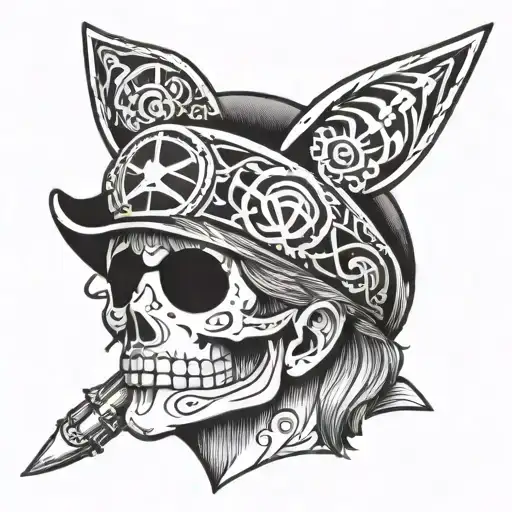 shanks one piece  tattoo design idea