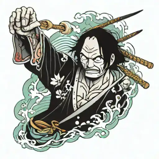 shanks one piece tattoo design idea