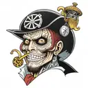 shanks one piece  tattoo design idea
