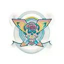 Text that says "Mindset game" with an aesthetic look. tattoo design idea