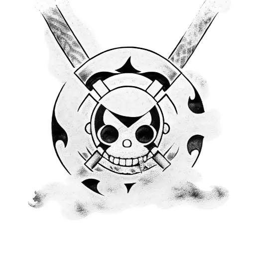 onepiece, sabia, Luffy, Ace e Zoro  tattoo design idea