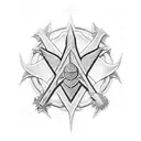 templar tattoo design idea