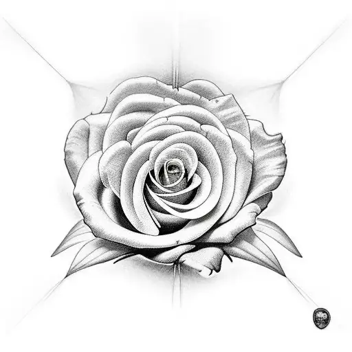 ramo de rosas tattoo design idea