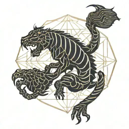 scorpio leo Beckie Jem september tattoo design idea