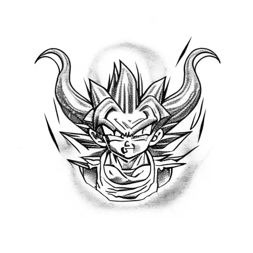 dragon ball to pair  tattoo design idea